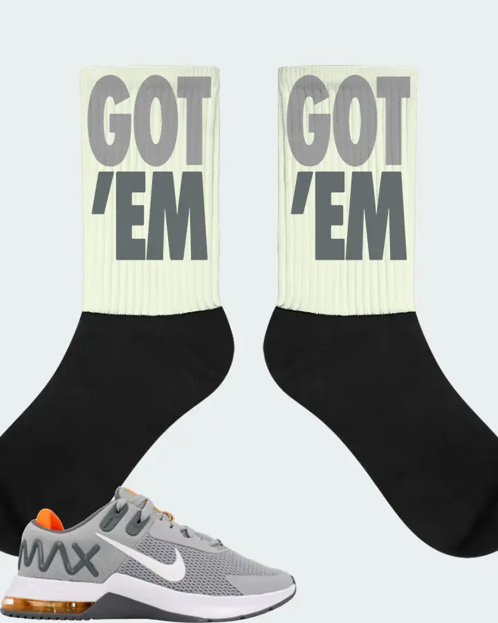 Nike Air Max Alpha Trainer 4 Sneaker Matching Citron Socks - Got Em