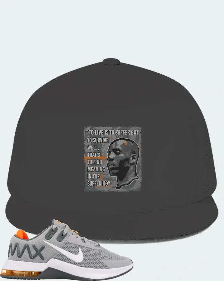 Nike Air Max Alpha Trainer 4 Sneaker Matching Dark Grey Hat - DMX Suffer Quote