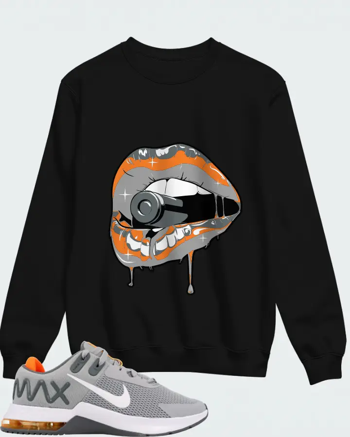Nike Air Max Alpha Trainer 4 Sneaker Matching Black Sweatshirt - Kiss of Death