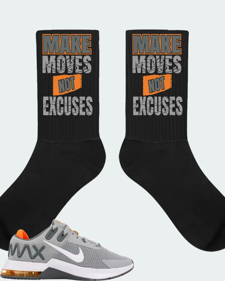 Nike Air Max Alpha Trainer 4 Sneaker Matching Black Socks - Make Moves Not Excuses