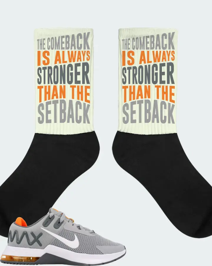 Nike Air Max Alpha Trainer 4 Sneaker Matching Citron Socks - The Comeback