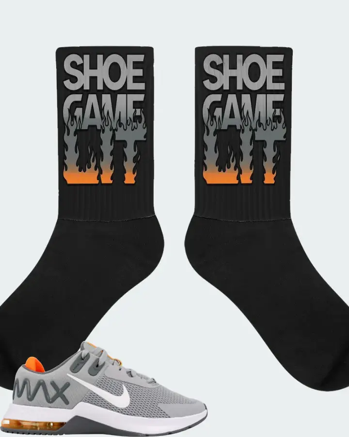 Nike Air Max Alpha Trainer 4 Sneaker Matching Black Socks - Shoe Game Lit Refreshed