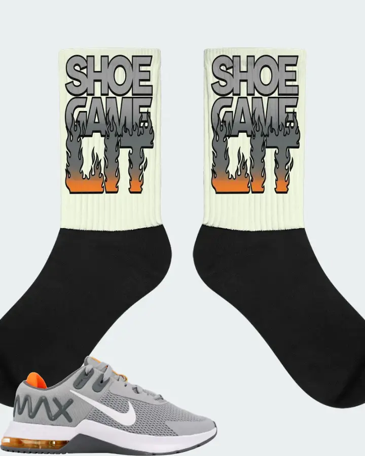 Nike Air Max Alpha Trainer 4 Sneaker Matching Citron Socks - Shoe Game Lit Refreshed