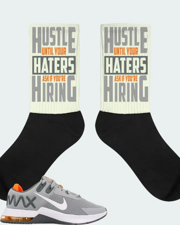 Nike Air Max Alpha Trainer 4 Sneaker Matching Citron Socks - HUSTLE UNTIL YOUR HATERS