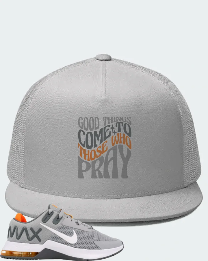 Nike Air Max Alpha Trainer 4 Sneaker Matching White Hat - Good Things Come To Those Who Pray