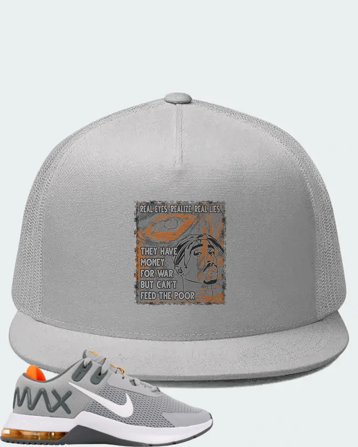 Nike Air Max Alpha Trainer 4 Sneaker Matching White Hat - TUPAC Real Eyes Realize Real Lies