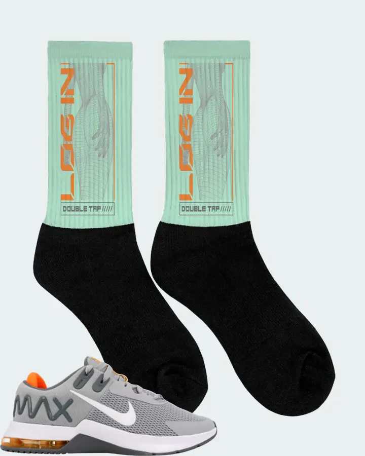 Nike Air Max Alpha Trainer 4 Sneaker Matching Mint Socks (LOGIN) - View 2