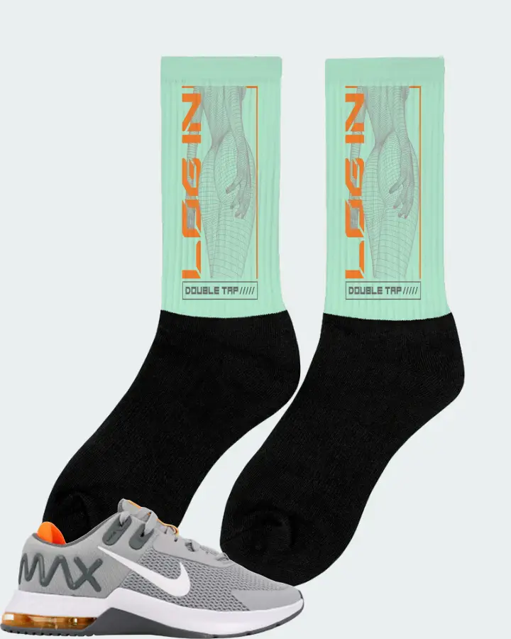 Nike Air Max Alpha Trainer 4 Sneaker Matching Mint Socks (LOGIN) - View 3
