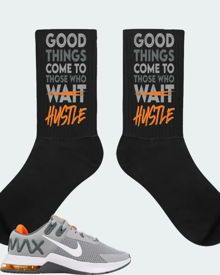 Nike Air Max Alpha Trainer 4 Sneaker Matching Black Socks - Good Things Come