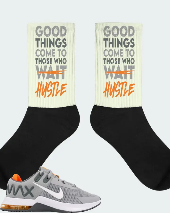 Nike Air Max Alpha Trainer 4 Sneaker Matching Citron Socks - Good Things Come