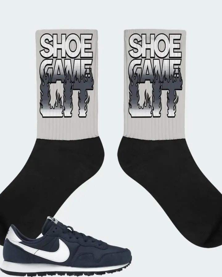 Nike Air Pegasus 83 Sneaker Matching Grey Socks - Shoe Game Lit Refreshed