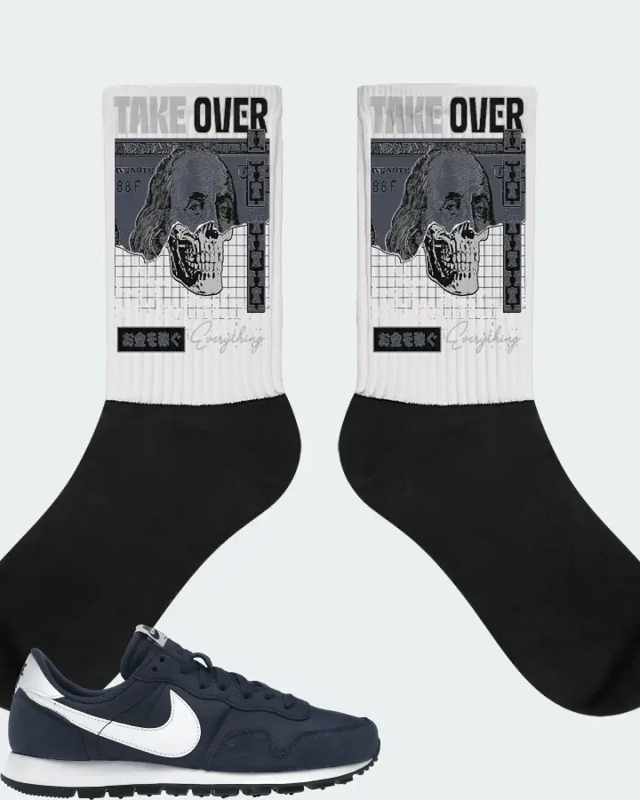 Nike Air Pegasus 83 Sneaker Matching White Socks - Take Over