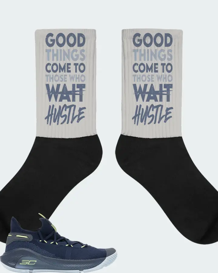 Under Armour Curry 6 Sneaker Matching Grey Socks - Good Things Come