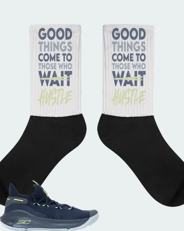 Under Armour Curry 6 Sneaker Matching White Socks - Good Things Come