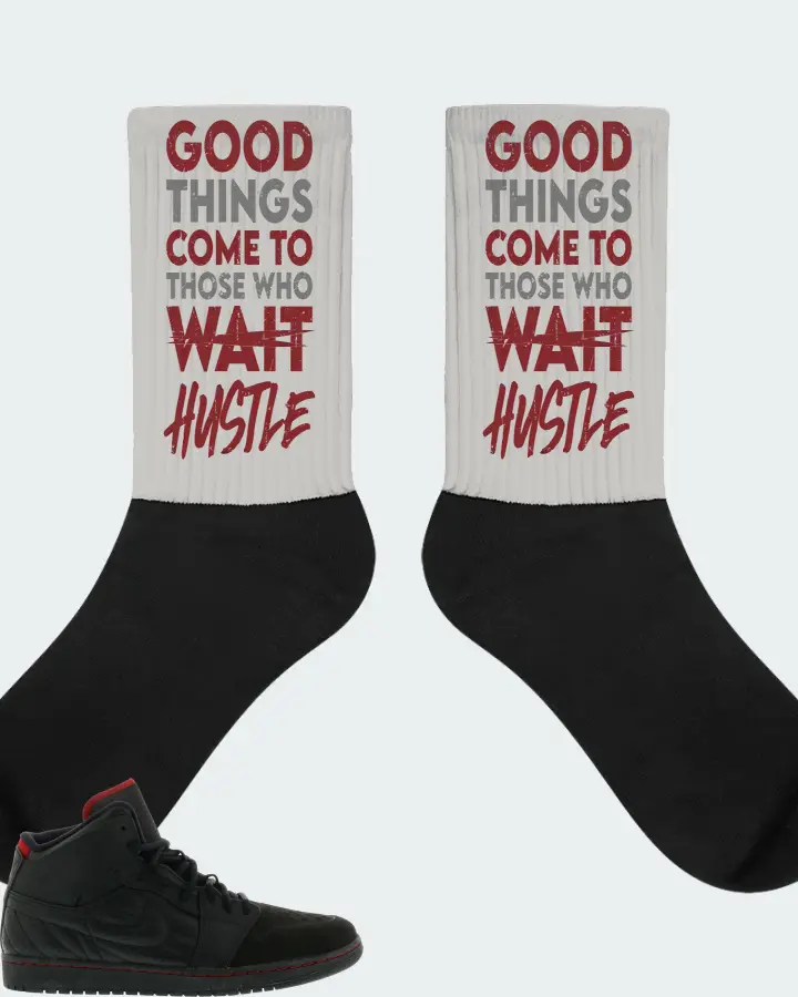 Jordan 1 Retro '99 Sneaker Matching Grey Socks - Good Things Come