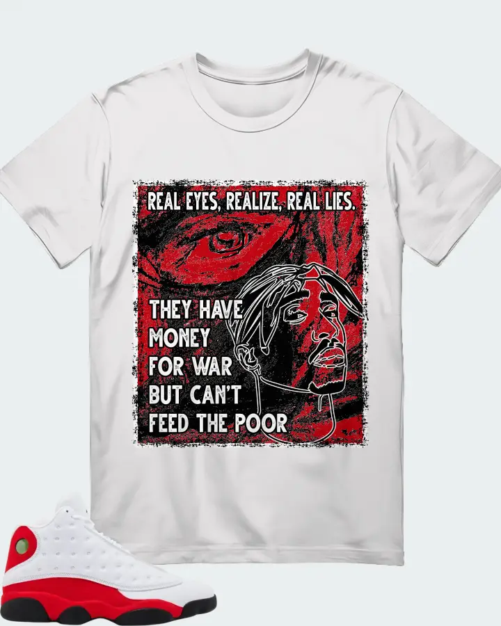 Air Jordan 13 Retro True Red 2026 matching t-shirt