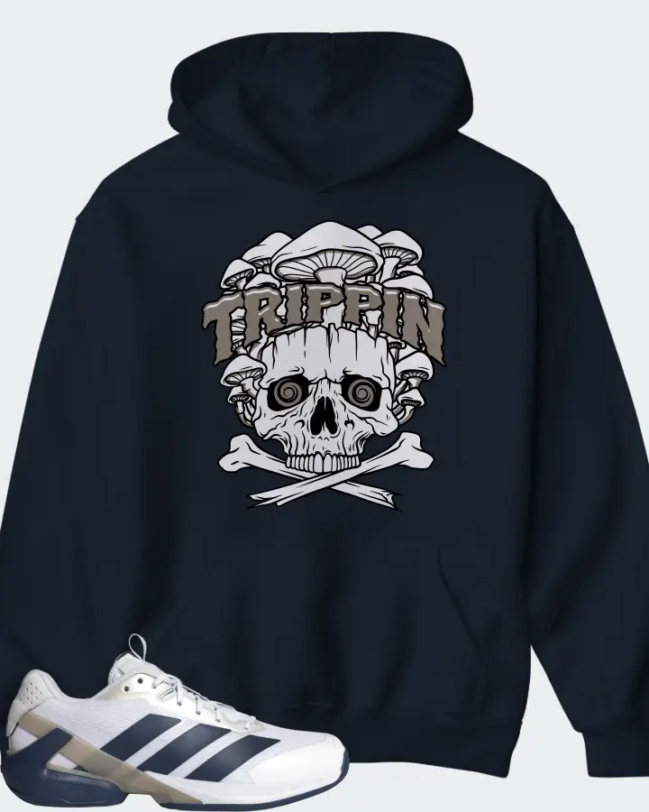 Adidas Adizero Ubersonic 5 Cloud White Dark Blue Matching Hoodie