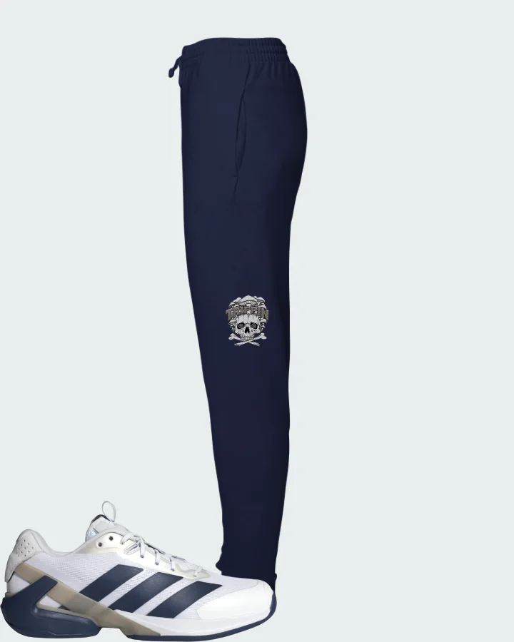 Adidas Adizero Ubersonic 5 Cloud White Dark Blue Matching Joggers