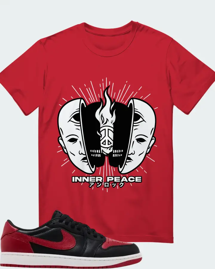 Air Jordan 1 Retro Low OG Banned 2026 Matching T-Shirt