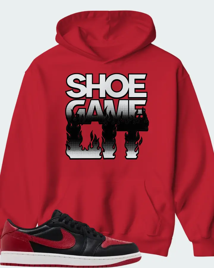 Air Jordan 1 Retro Low OG Banned 2026 Matching Hoodie