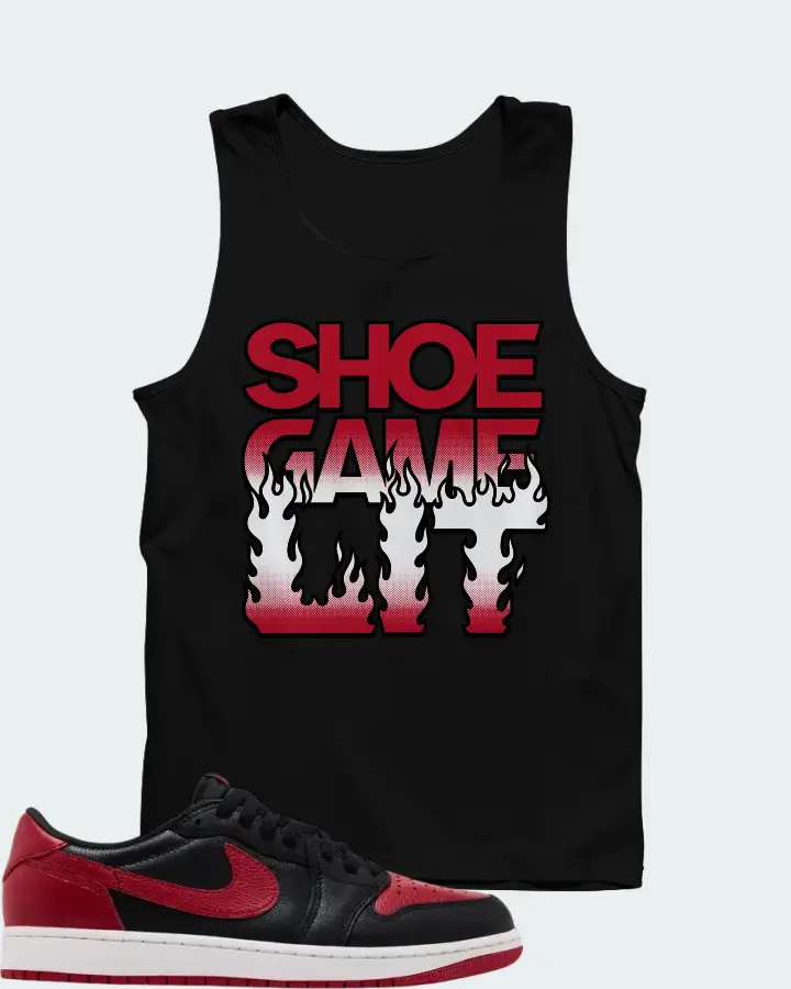 Air Jordan 1 Retro Low OG Banned 2026 Matching Tank Top