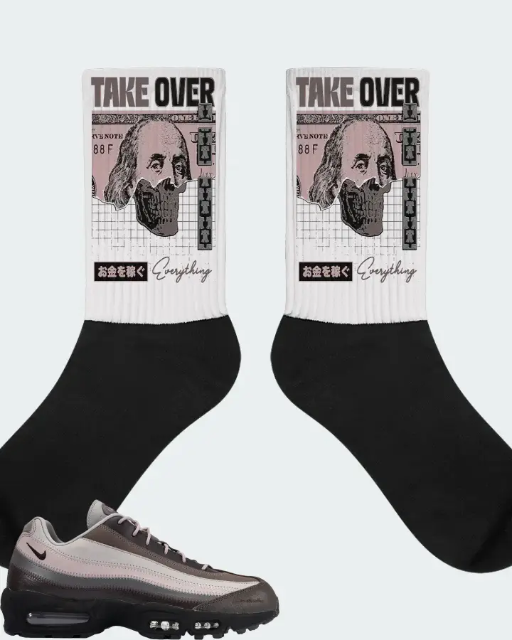 Nike Air Max 95  x A Ma Maniere While You Were Sleeping  Sneaker Matching White Socks - Take Over
