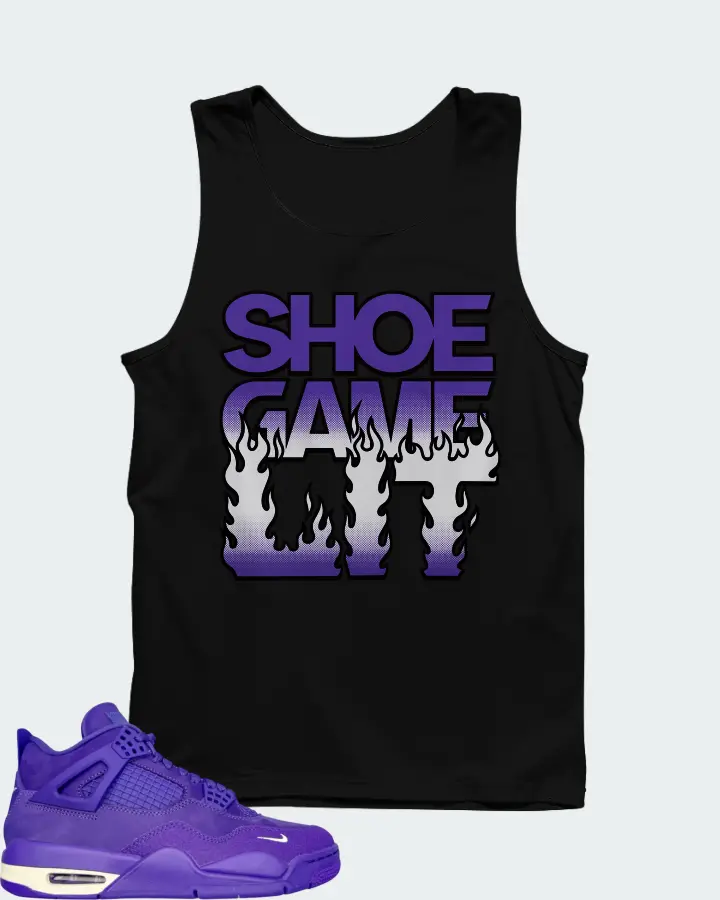 Nigel Sylvester x Air Jordan 4 Retro Canyon Purple Matching Tank Top