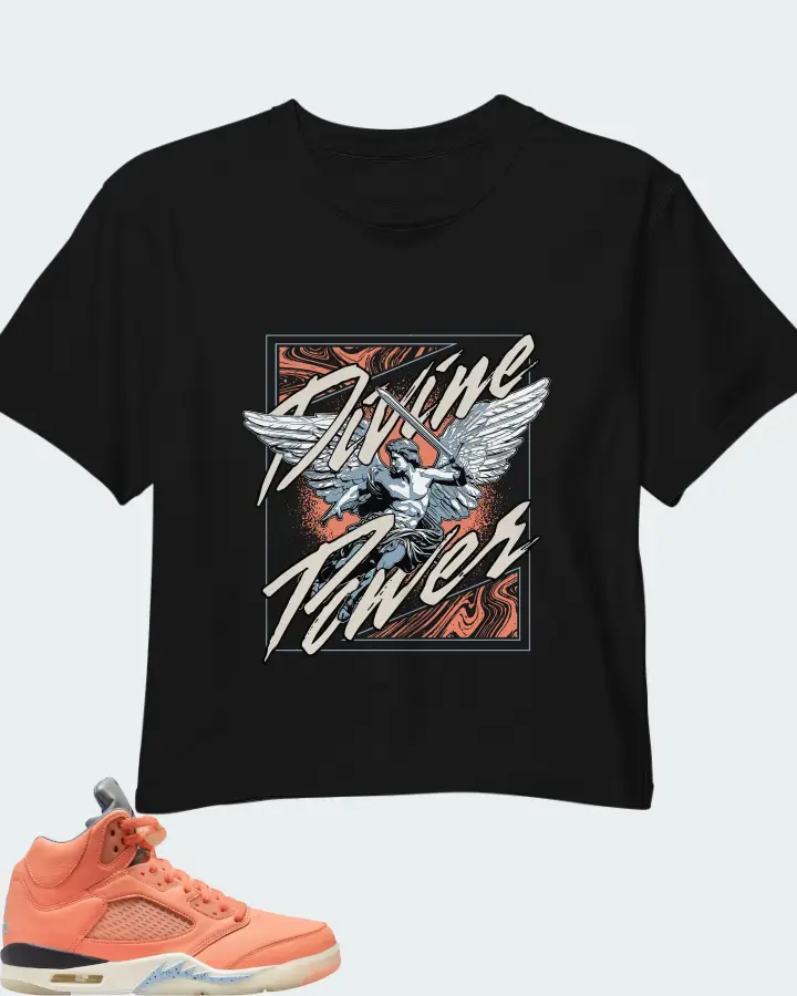 DJ Khaled x Air Jordan 5 Retro We The Best - Crimson Bliss Matching Crop Top