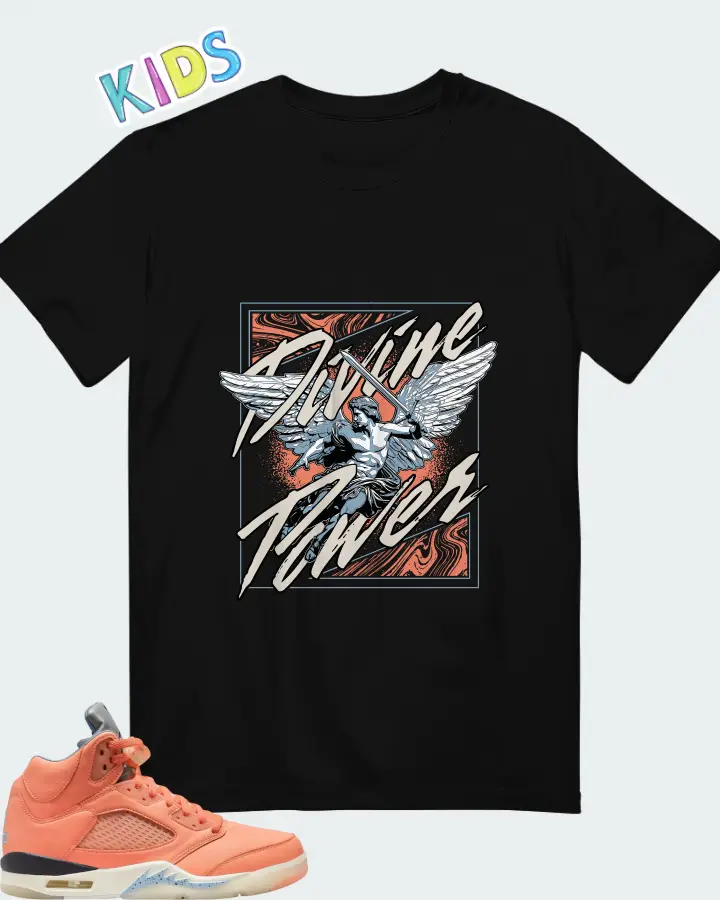 DJ Khaled x Air Jordan 5 Retro We The Best - Crimson Bliss Matching Kid's T-Shirt