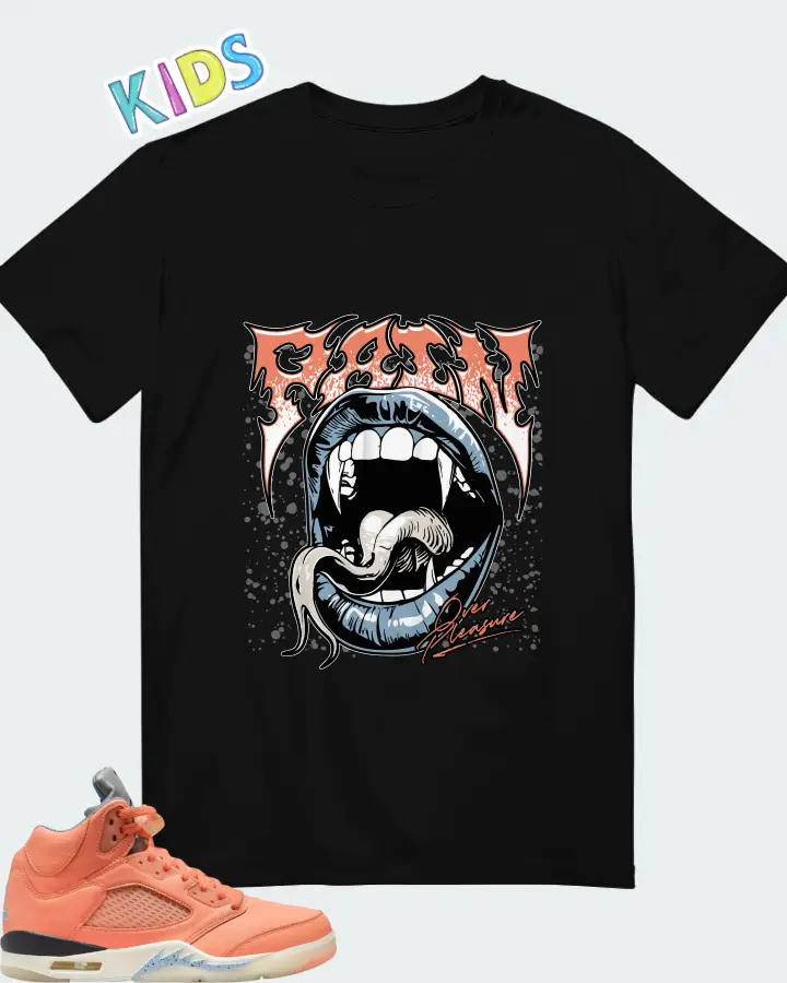 DJ Khaled x Air Jordan 5 Retro We The Best - Crimson Bliss Matching Kid's T-Shirt
