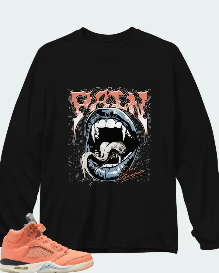 DJ Khaled x Air Jordan 5 Retro We The Best - Crimson Bliss Matching Long Sleeve T-Shirt