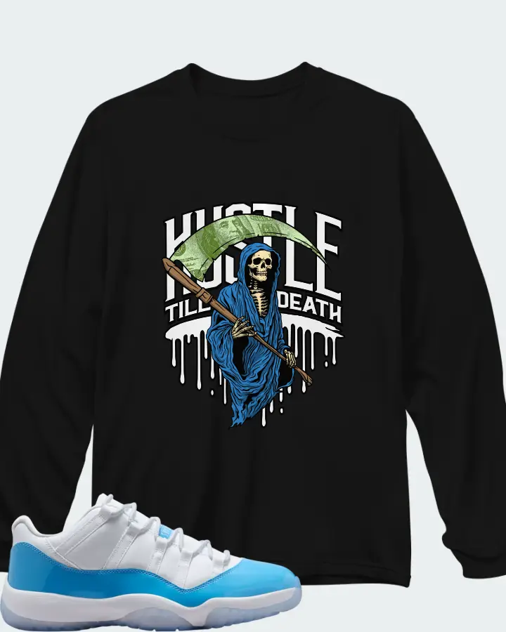 Air Jordan 11 Retro Low UNC 2026 Matching Long Sleeve T-Shirt