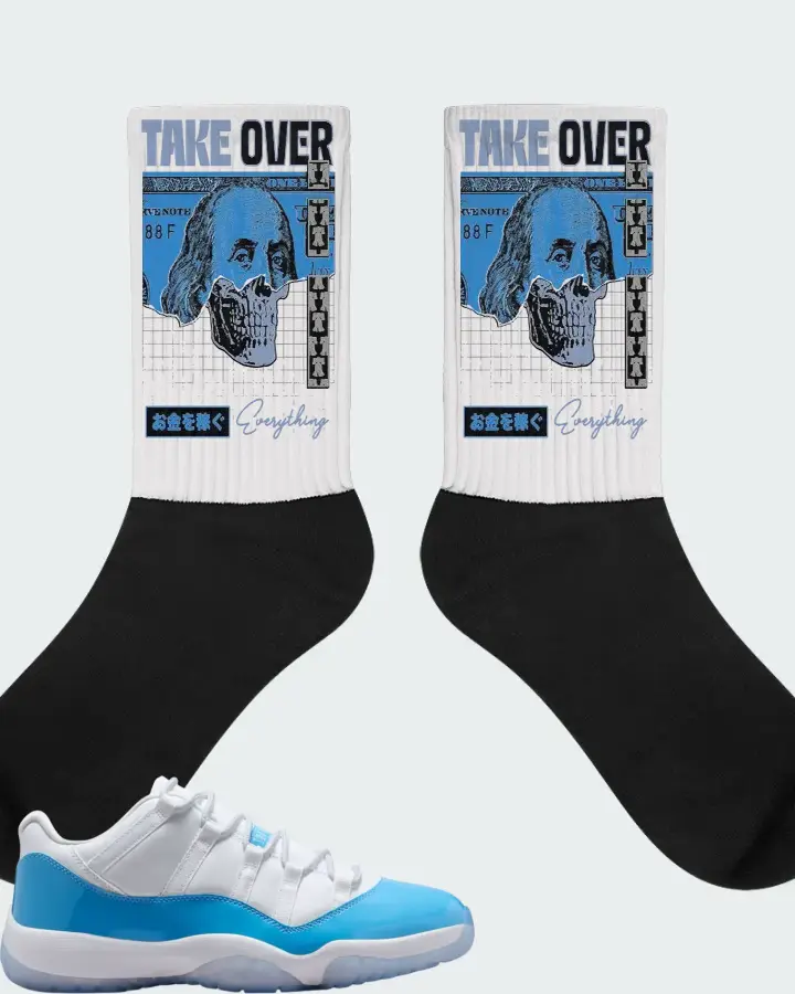 Air Jordan 11 Retro Low UNC 2026 Sneaker Matching White Socks - Take Over