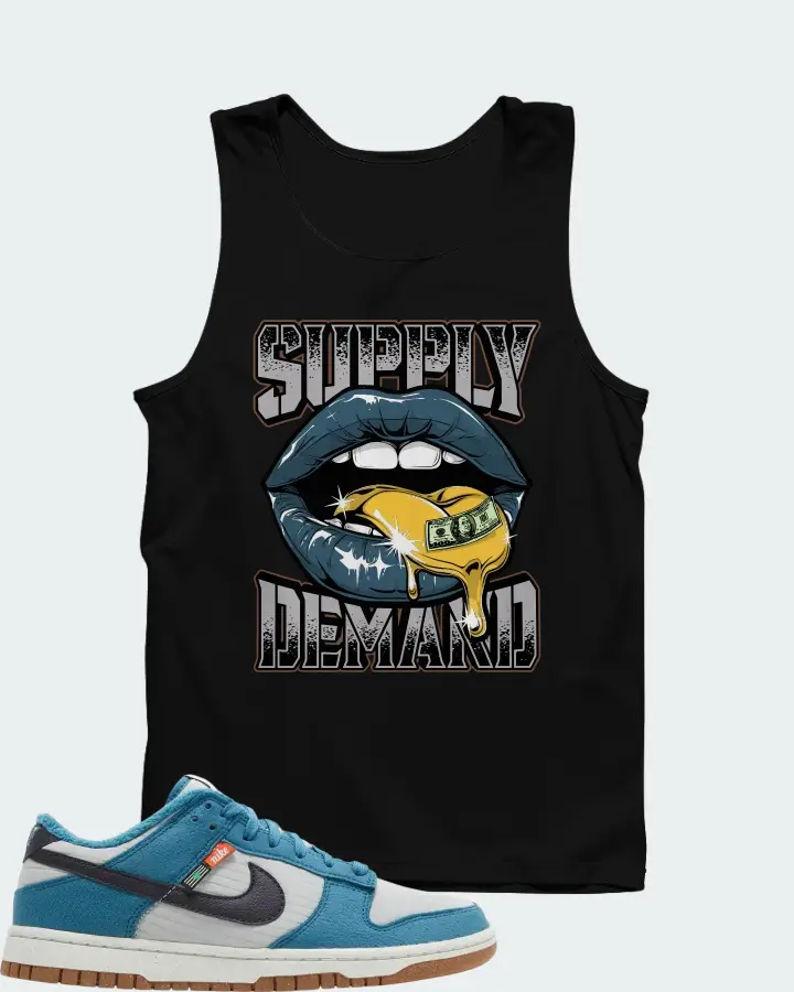Nike Dunk Low Next Nature Toasty - Rift Blue Matching Tank Top