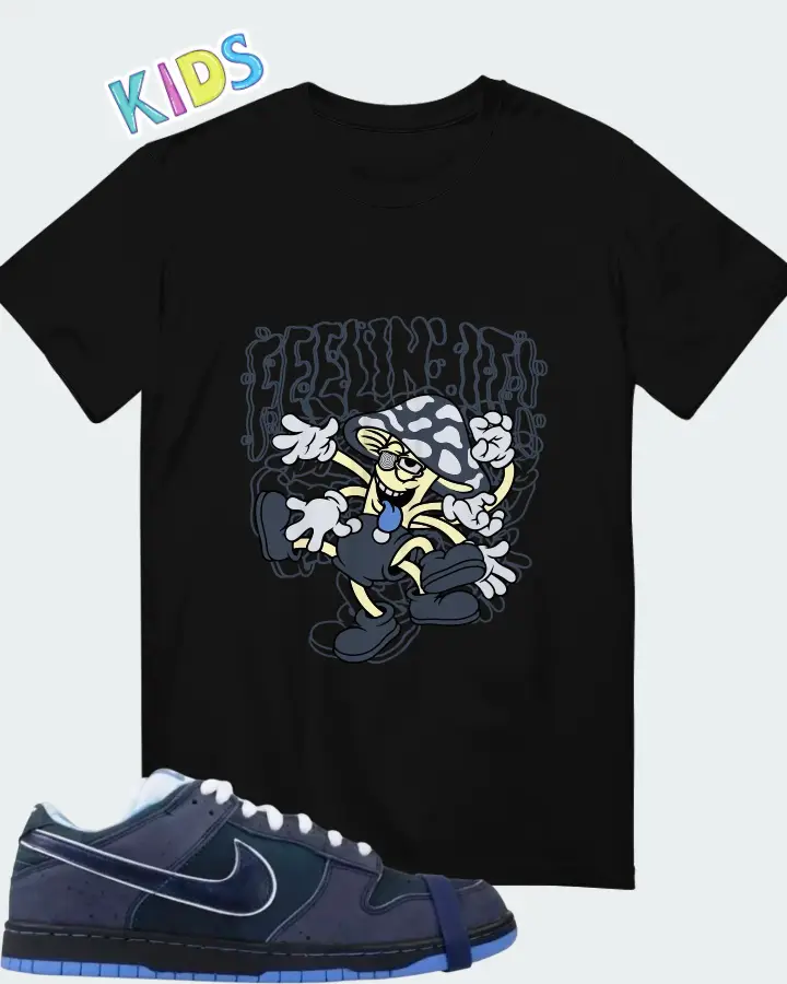Nike Dunk Low Premium SB Blue Lobster Matching Kid's T-Shirt