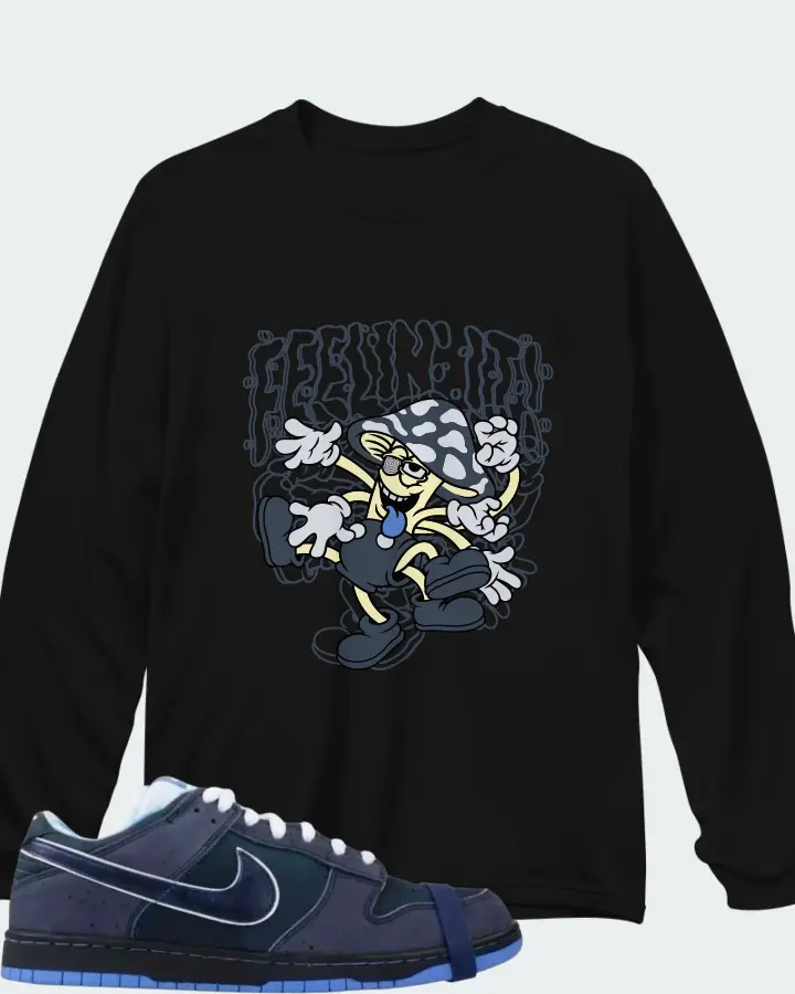 Nike Dunk Low Premium SB Blue Lobster Matching Long Sleeve T-Shirt