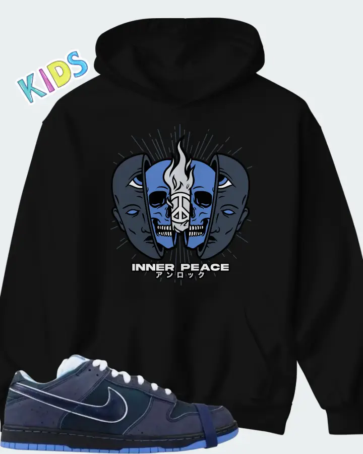 Nike Dunk Low Premium SB Blue Lobster Matching Kid's Hoodie