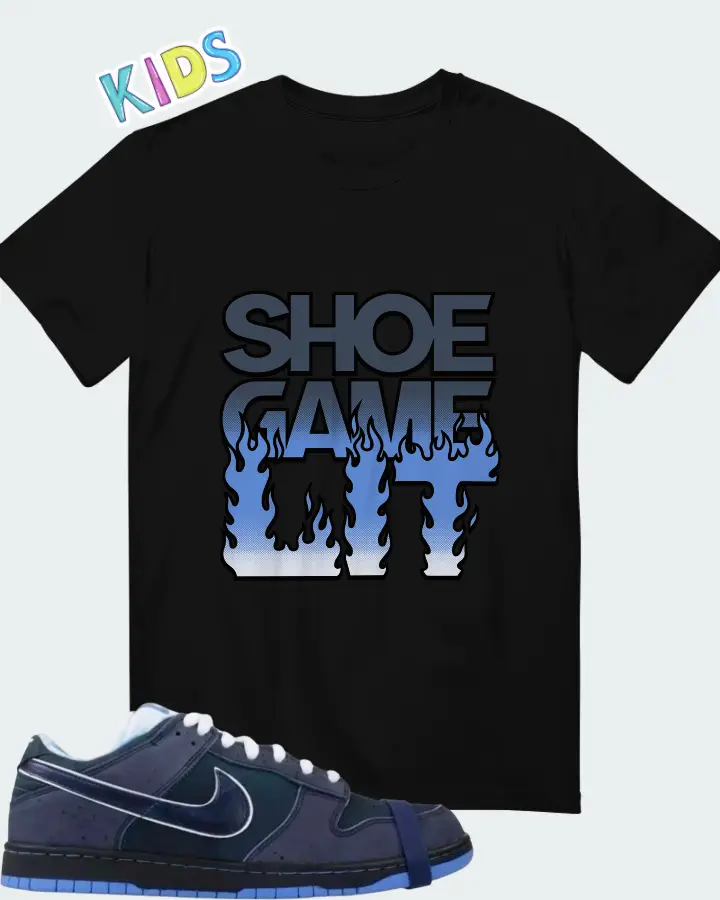 Nike Dunk Low Premium SB Blue Lobster Matching Kid's T-Shirt