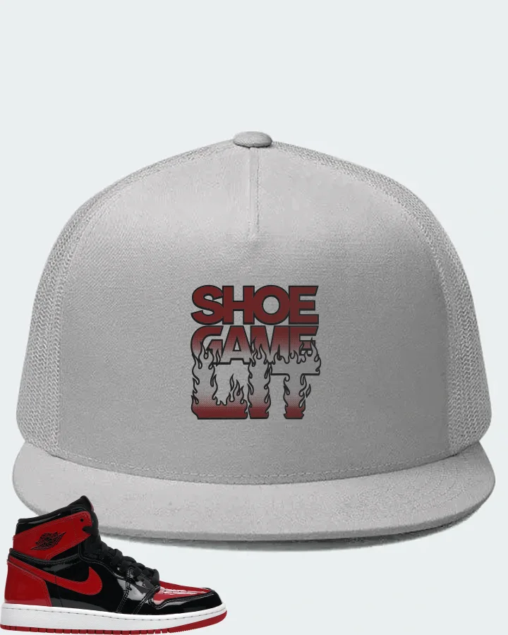 Jordan 1 Retro High OG Sneaker Matching White Hat - Shoe Game Lit Refreshed