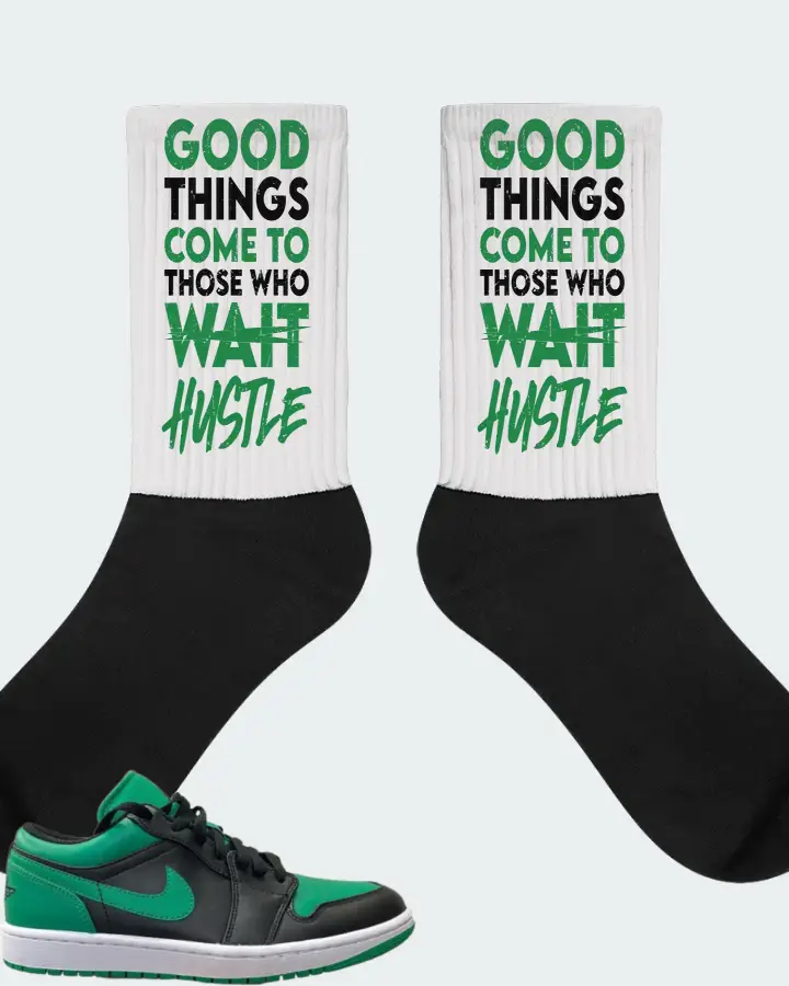 Jordan 1 Low Sneaker Matching White Socks - Good Things Come