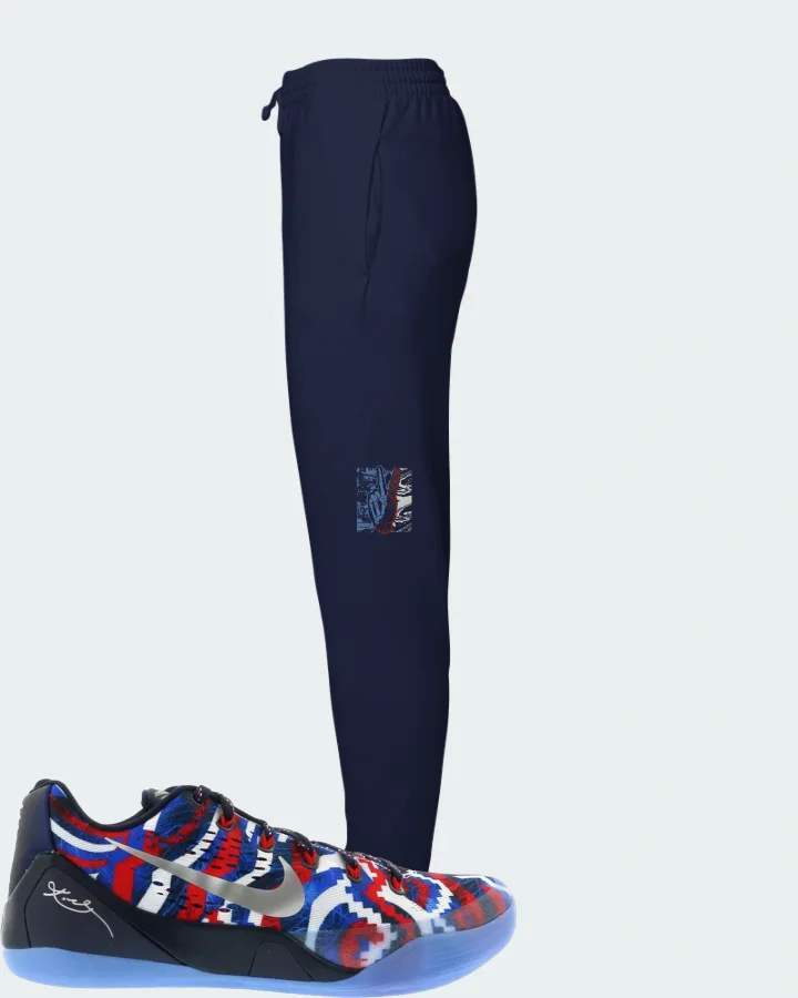Nike Kobe 9 EM Low Sneaker Matching Navy Joggers - Peace of mind