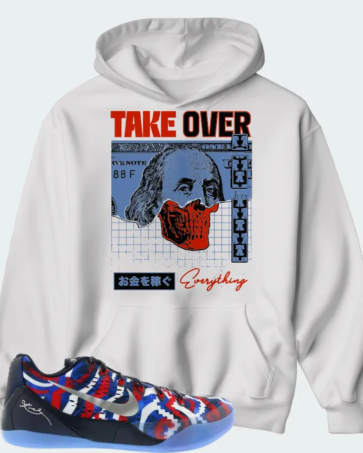 Nike Kobe 9 EM Low Sneaker Matching White Hoodie - Take Over