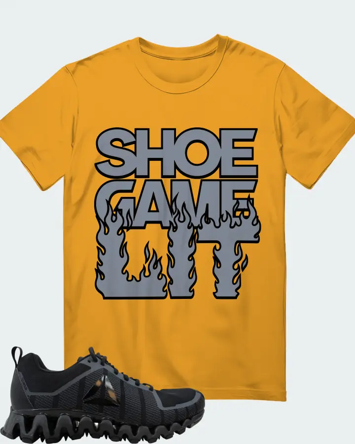 Reebok Zigwild TR 5.0 Sneaker Matching Mustard T-Shirt - Shoe Game Lit Refreshed