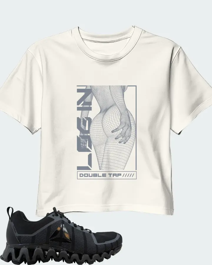 Reebok Zigwild TR 5.0 Sneaker Matching Ecru White Crop Top (LOGIN) - View 1