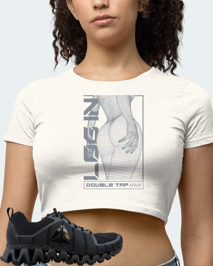 Reebok Zigwild TR 5.0 Sneaker Matching Ecru White Crop Top (LOGIN) - View 4