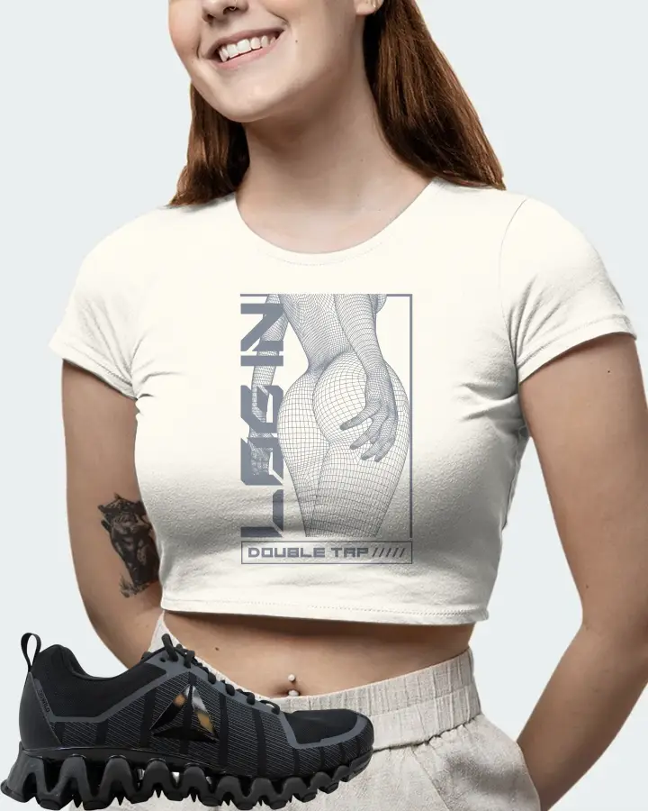 Reebok Zigwild TR 5.0 Sneaker Matching Ecru White Crop Top (LOGIN) - View 6