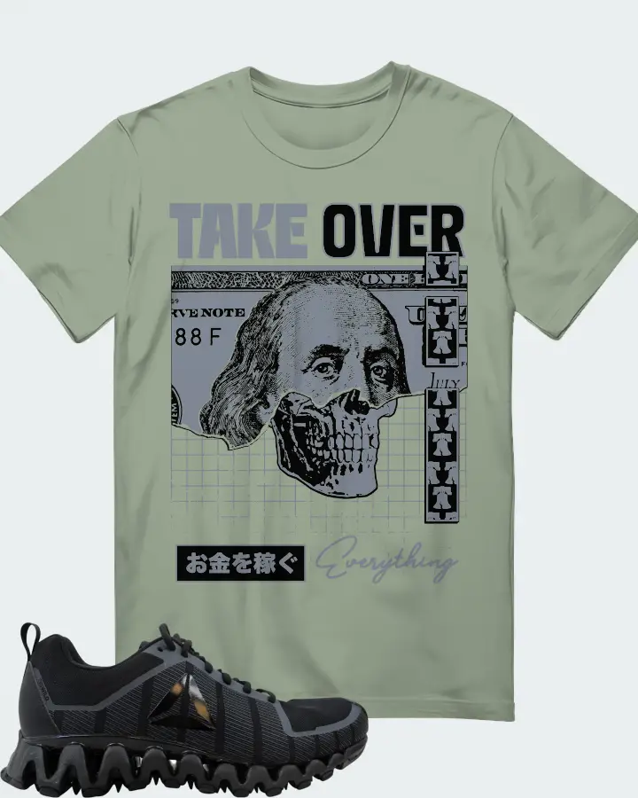 Reebok Zigwild TR 5.0 Sneaker Matching Sage T-Shirt - Take Over