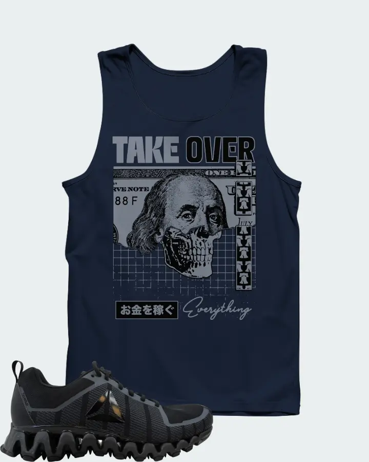 Reebok Zigwild TR 5.0 Sneaker Matching Navy Tank Top - Take Over