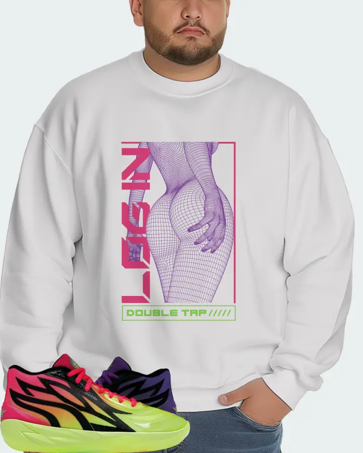 Puma LaMelo Ball MB.02 Sneaker Matching White Sweatshirt (LOGIN) - View 6