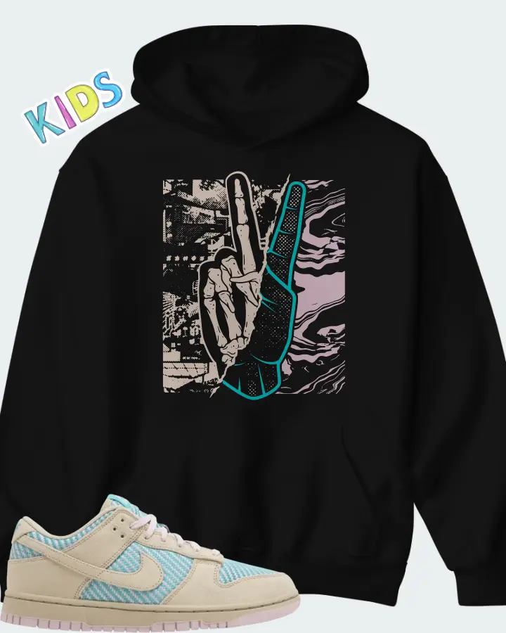 Nike Dunk Low Heat Wave Matching Kid's Hoodie